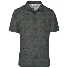Mens Flexxion Golf Shirt Olive Front